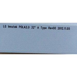 KIT DE LED'S PARA TV LG ((3 PIEZAS)) / NUMERO DE PARTE LG INNOTEK POLA2.0 32'' A TYPE REV00 / LG INNOTEK POLA2.0 32'' B TYPE REV00 / A1C3P / A2C3P / POLA2.0 32'' A TYPE / POLA2.0 32'' B TYPE / MODELOS 32LN530B-UA / 32LN5300-UB / 32LF595B-UB / 32LB560B-UZ